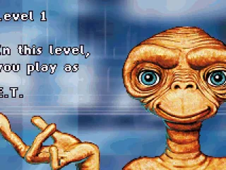 Level 1 - I will play E.T. (what a surprise ...)