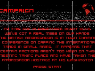 Mission briefing and objectives.