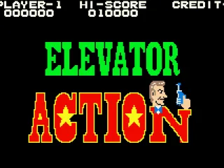 Elevator Action Old: Title Screen