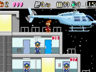 Getting dropped off at stage 2. In new mode you can play as different characters.