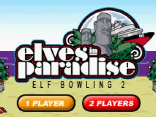 Starting a game of Elves in Paradise. Select one or two player.