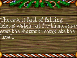 Watch out for the falling icicles.