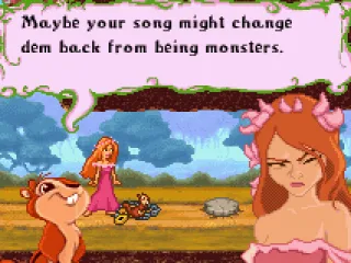 Typical princess facial expression.