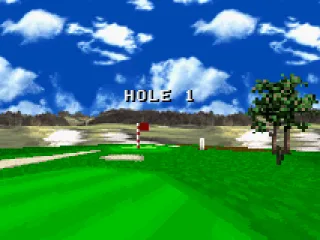 A fly-through of the first hole