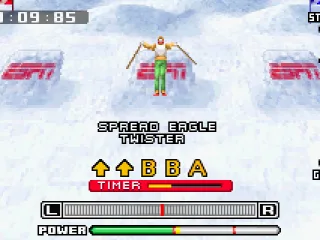 Do tricks in the Moguls to get points while also trying to get down fast enough for a time bonus