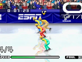 The Short Track is a skating race.  How fast can you go?