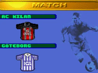 And today's match is between...