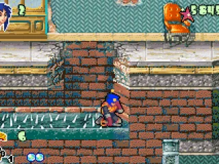 Watch out for holes in the floor!