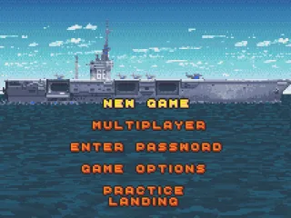 The game's menu