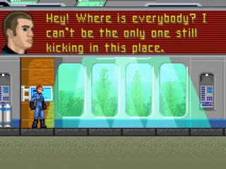 Johnny is in the lab.