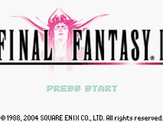 FF2 Title screen