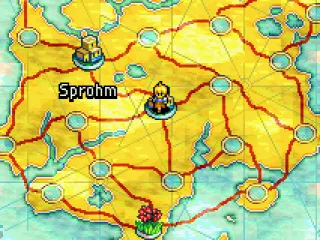 The world map, when you learn of new locations you are able to place them where you want