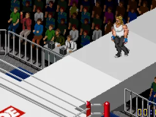 Gruesome matches, with a catwalk to the rink