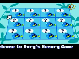 Mini game: Play memory to unlock pictures.