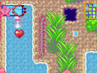 Collecting hearts can you recover your health.