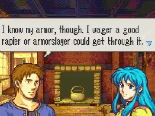 During battles, you can visit houses and maybe get some useful hints