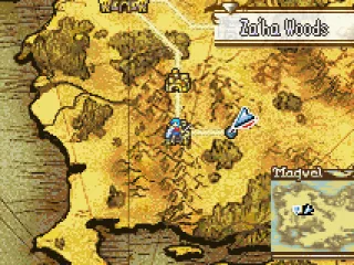 On the world map, you can visit armories or maybe even discover a side-quest