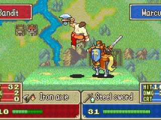 Getting hit by the enemy