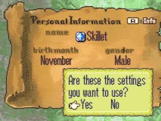 The game allows some customization options for your character