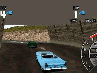 Driving through a tunnel