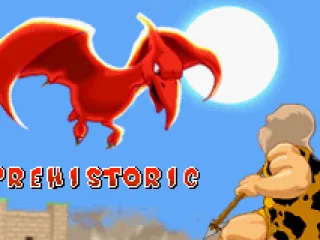 Pre-historic level loading screen