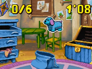 Franklin tidying his room