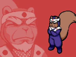 Intro. One of the characters.