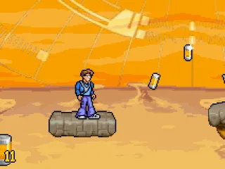 Those cans are this game's collectibles