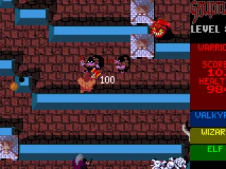 Gauntlet: some enemies can fire projectiles at you.