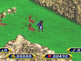 Defeat some scorpions to train the target.