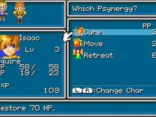 Select your Psynergy talent here...