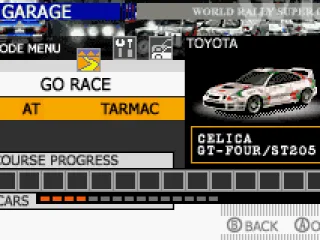 Adjusting the final settings in the garage.