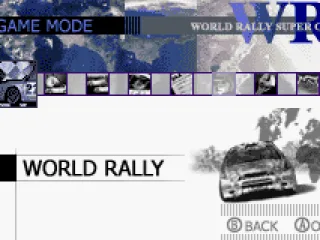 Main menu, with a good quantity of options.