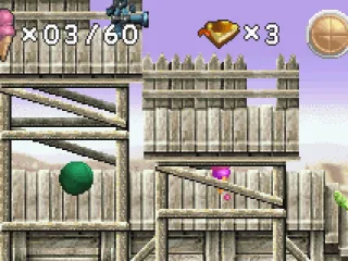 As a ball, Gumby can squeeze through narrow gaps