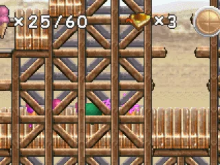 Gumby explores the lower girders