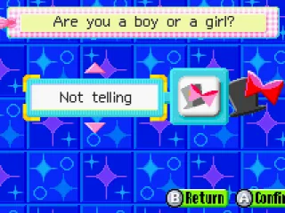 Are you a boy or girl or...