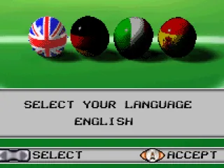 Language selection