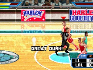 Whenever you score, comments are displayed.