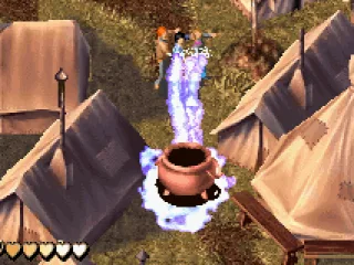 All three using magic