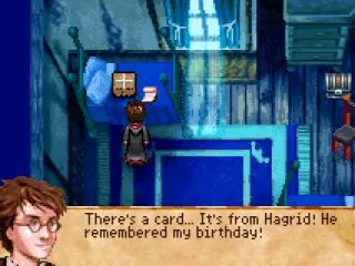 Finding a present from Hagrid