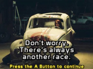 Hmmm, Herbie wasn't damaged from the race, so ....