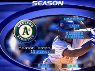 Season mode settings