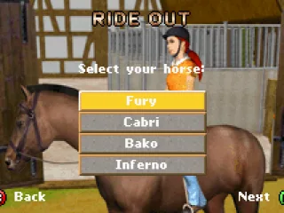 Selecting a horse for a ride out