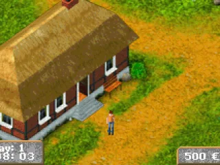 The game starts at our house