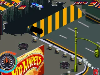 Making a jump over the gap.