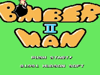 Bomberman II: Start Screen
