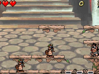 This is where the game starts. You must freeze and destroy the enemies.