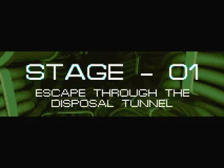 Stage one title screen