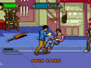 Punched him to the floor