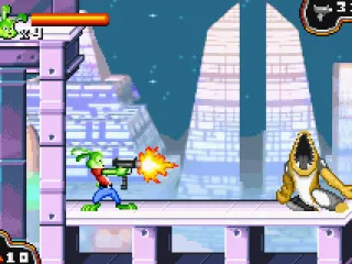 As you progress, you will find better weapons.